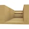 Ekena Millwork 6in. W x 4in. H x 16in. L Monterey Woodgrain TimberThane Rafter Tail, Primed Tan RFTUR06X04X16MONRCPR - alternate 3